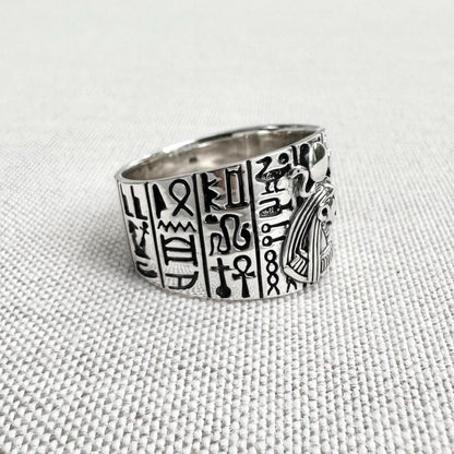 Sekhmet Egyptian Goddess Lion Deity Ring