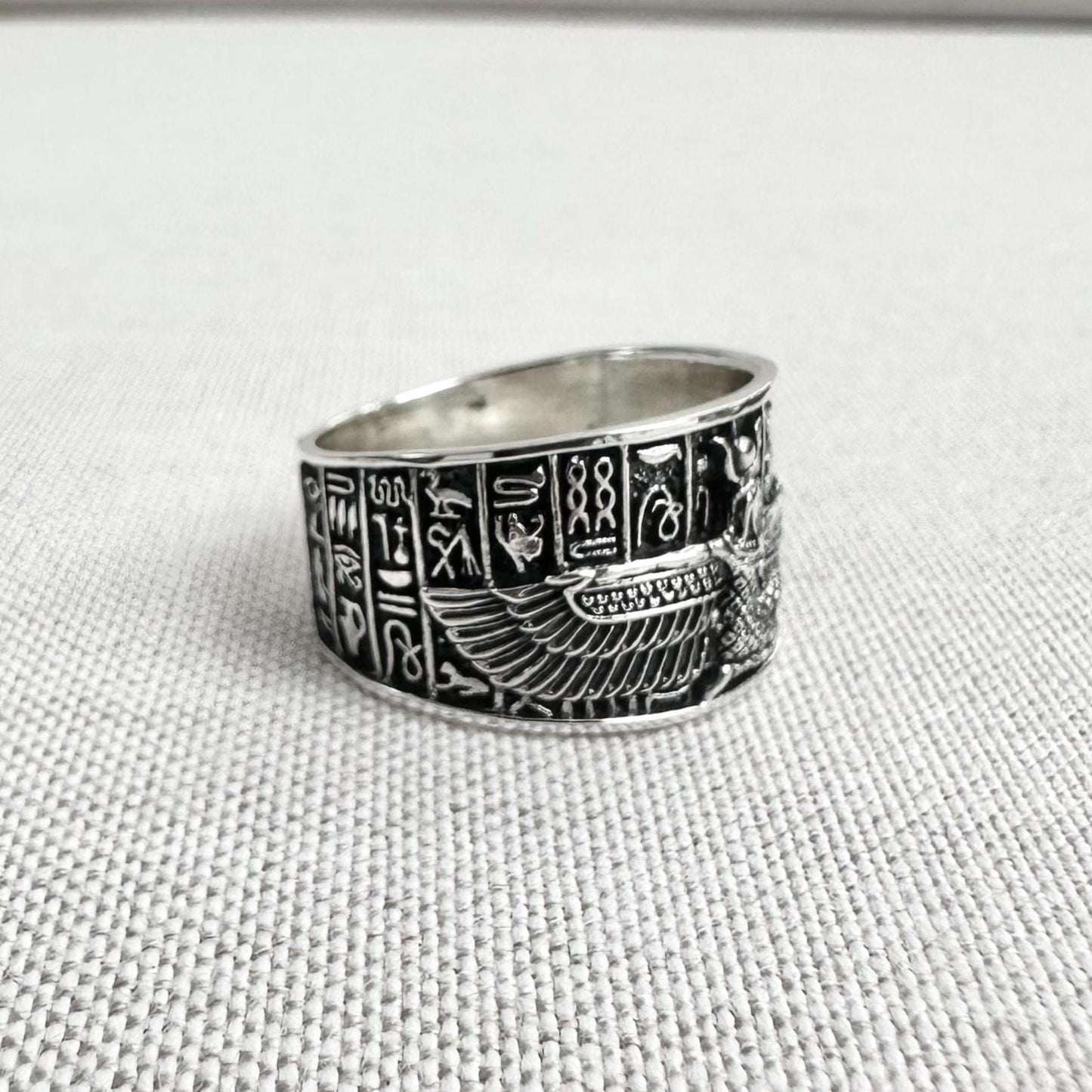 Isis Egyptian Goddess Egypt Deity Aset Talisman Ring