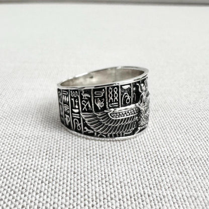 Isis Egyptian Goddess Egypt Deity Aset Talisman Ring