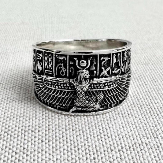Isis Egyptian Goddess Egypt Deity Aset Talisman Ring