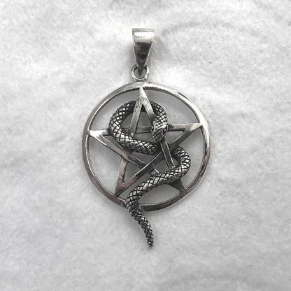Pentagram Ouroboros Snake Serpent Pendant/Necklace