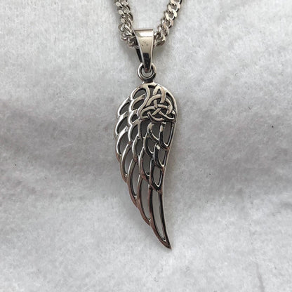 Angel Wing Bird Feather Pendant/Necklace
