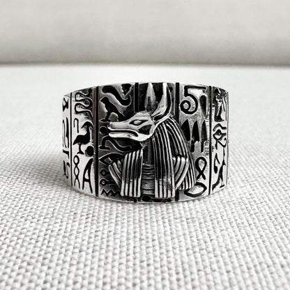 Anubis Egyptian God Deity Talismans Ring