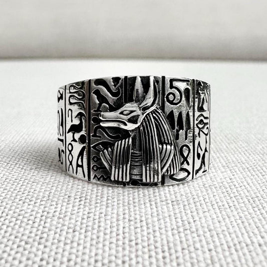 Anubis Egyptian God Deity Talismans Ring