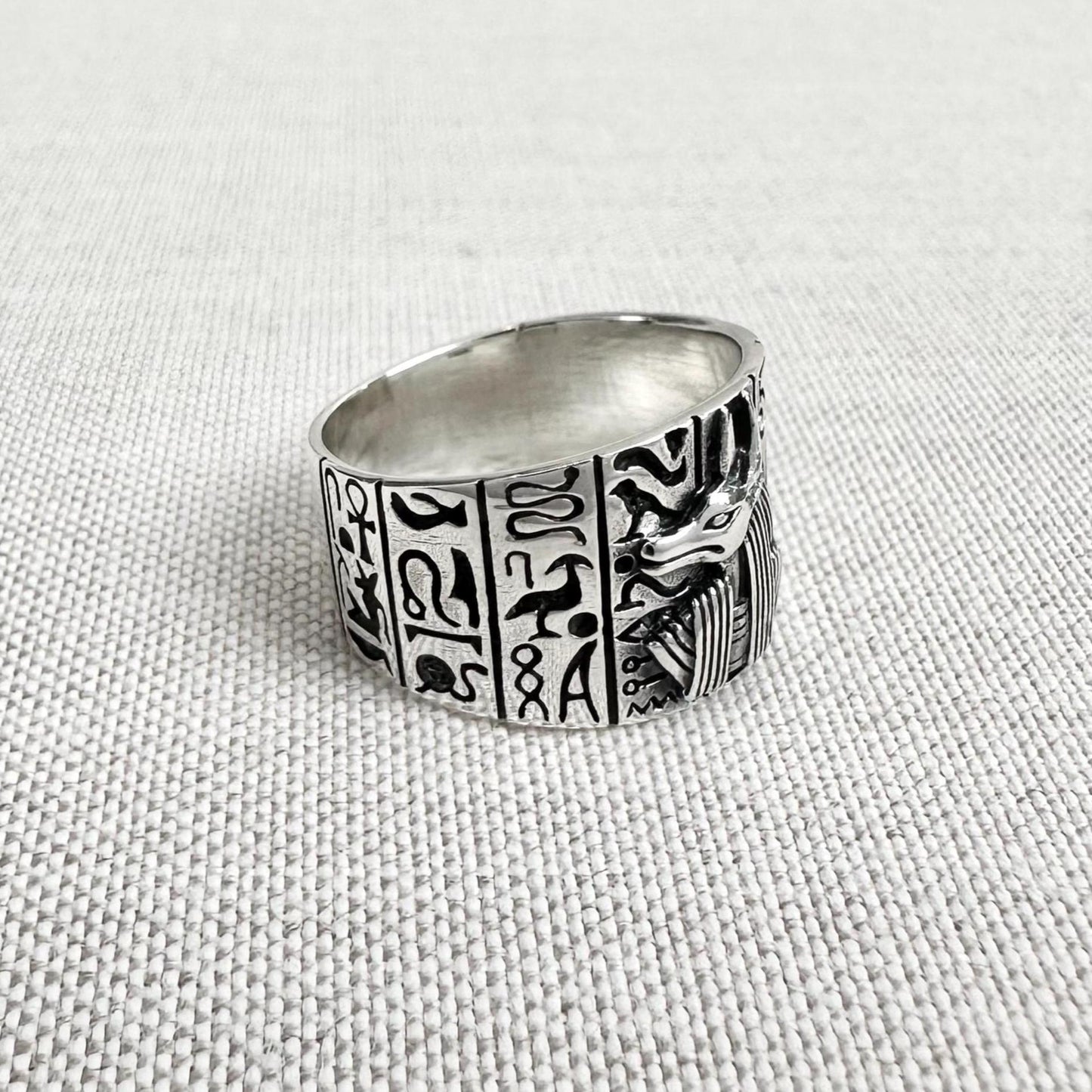 Anubis Egyptian God Deity Talismans Ring