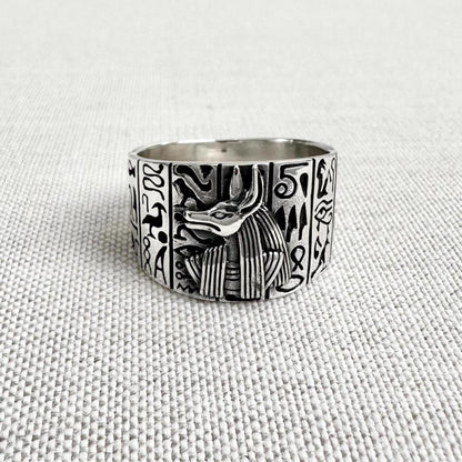 Anubis Egyptian God Deity Talismans Ring