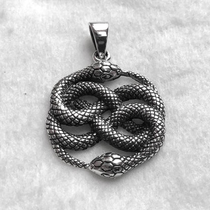 Snake Jormungandr Viking Serpent Ouroboros Pendant/Necklace