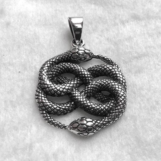 Snake Jormungandr Viking Serpent Ouroboros Pendant/Necklace