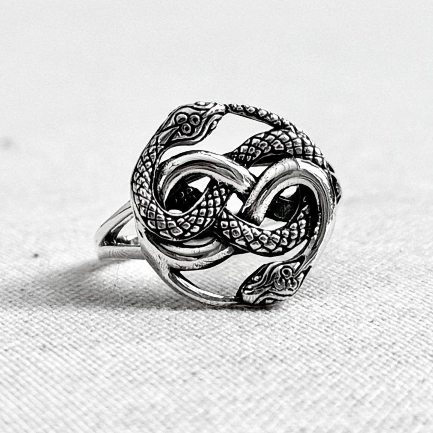 Ouroboros Viking Snake Jörmungandr World Serpent Ring