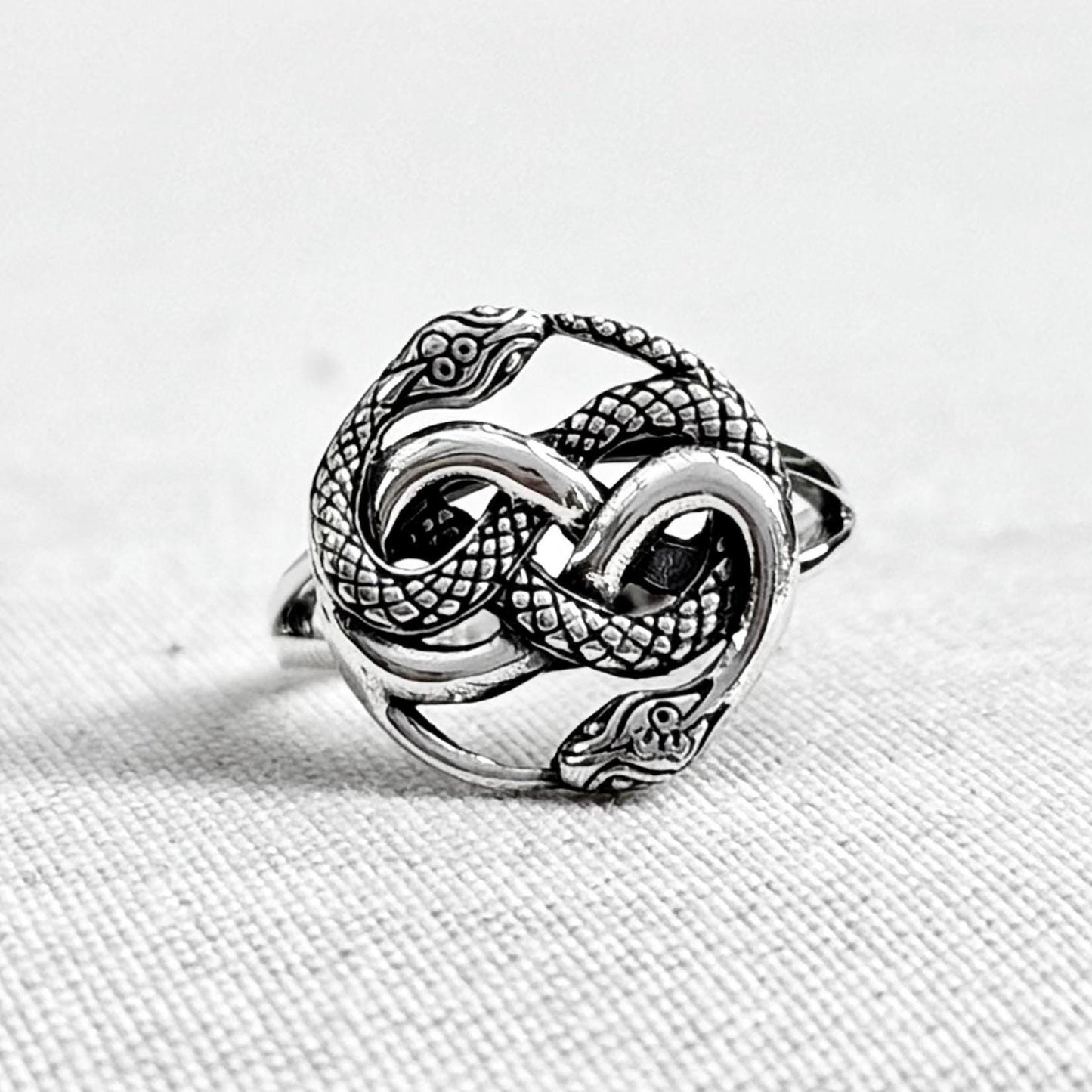 Ouroboros Viking Snake Jörmungandr World Serpent Ring