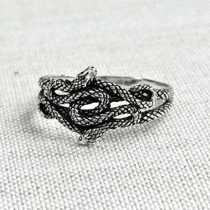 Ouroboros Viking Snake Jörmungandr World Serpent Ring