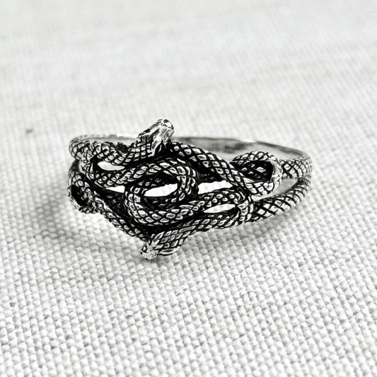 Ouroboros Viking Snake Jörmungandr World Serpent Ring