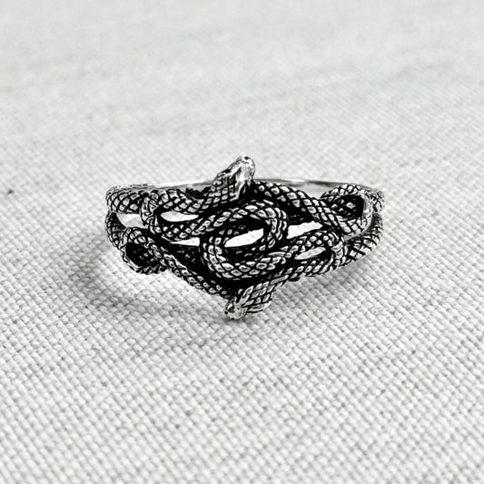 Ouroboros Viking Snake Jörmungandr World Serpent Ring