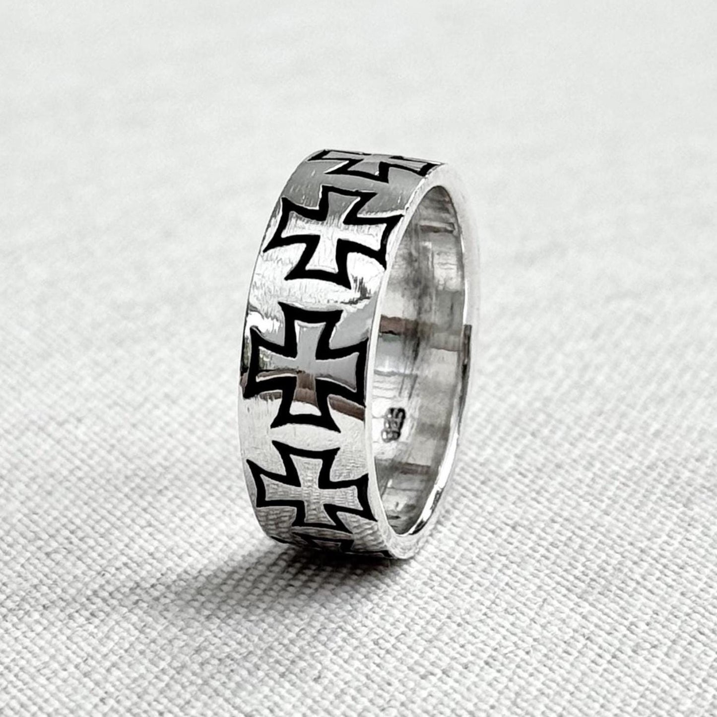 Templar Cross Knight Seal Christian Crusader Ring