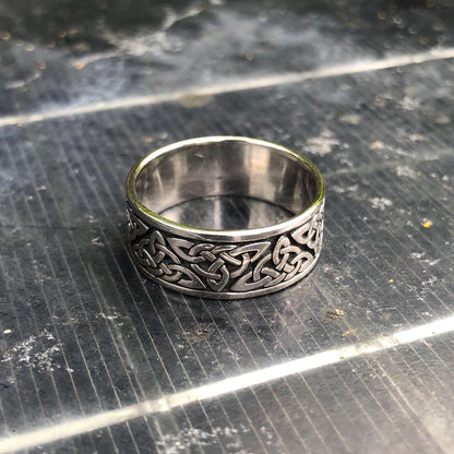 Triquetra Viking Infinity Celtic Knot Ring