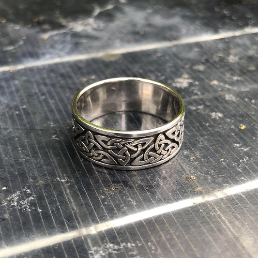 Triquetra Viking Infinity Celtic Knot Ring