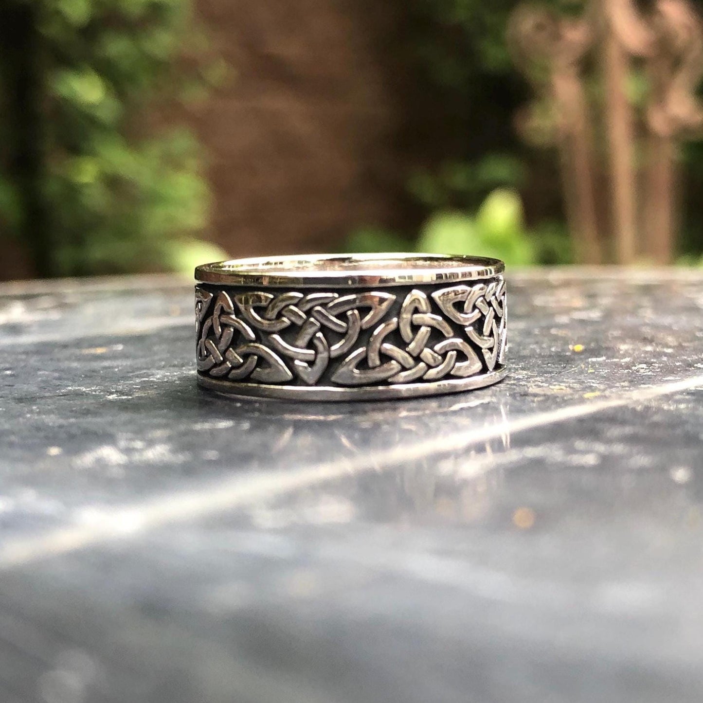 Triquetra Viking Infinity Celtic Knot Ring