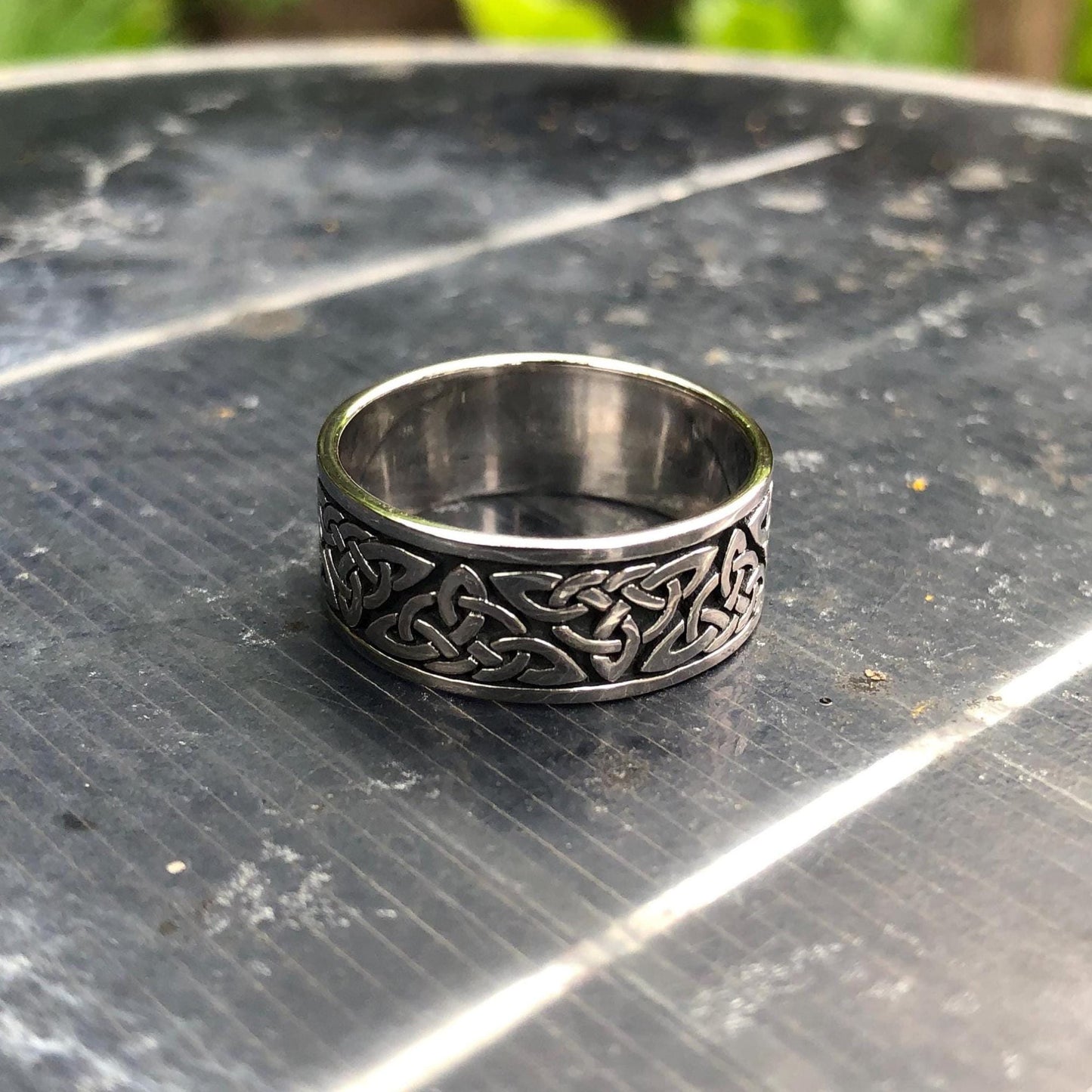 Triquetra Viking Infinity Celtic Knot Ring