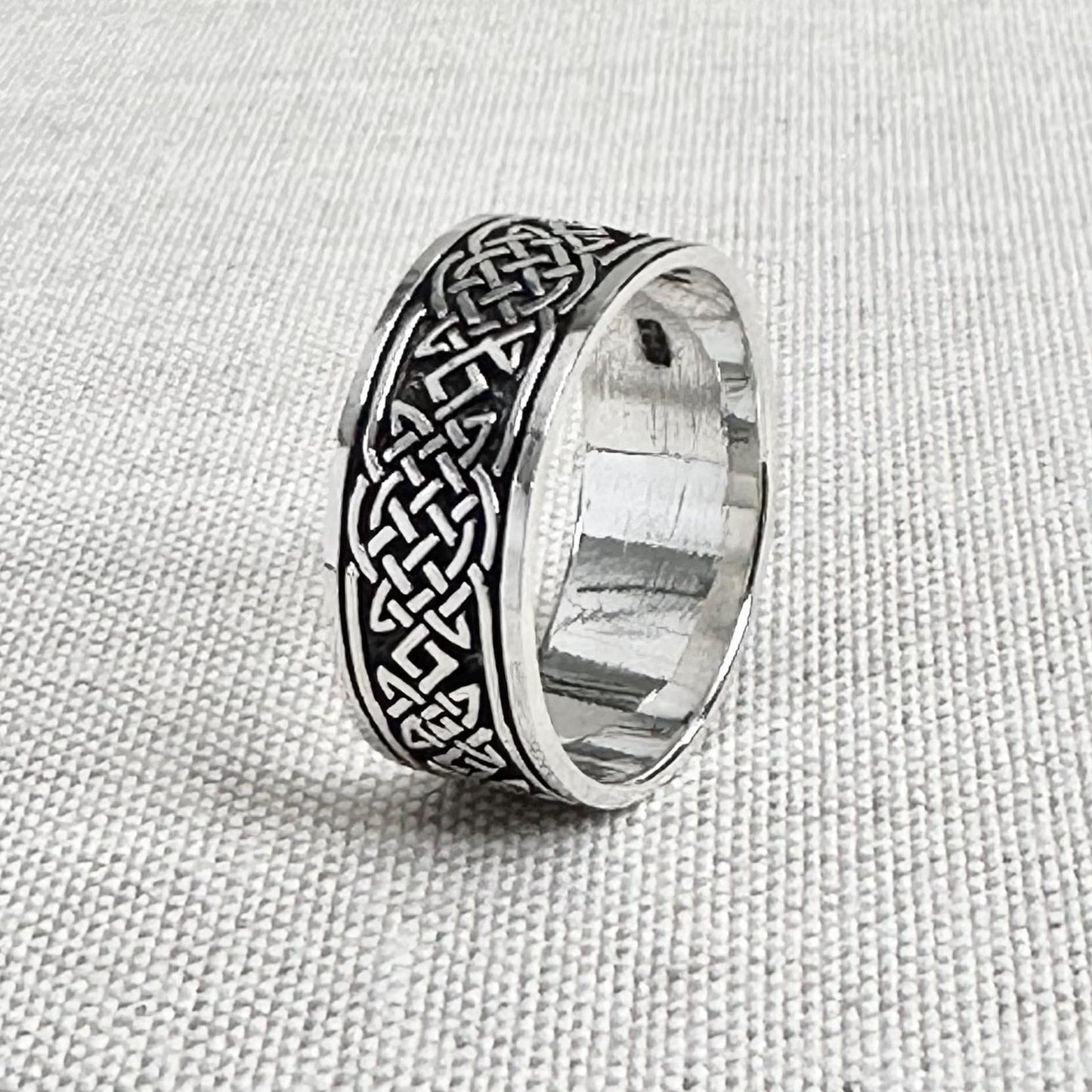 Viking Celtic Infinity Knot Irish Style Ring