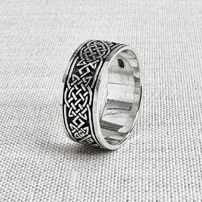 Viking Celtic Infinity Knot Irish Style Ring