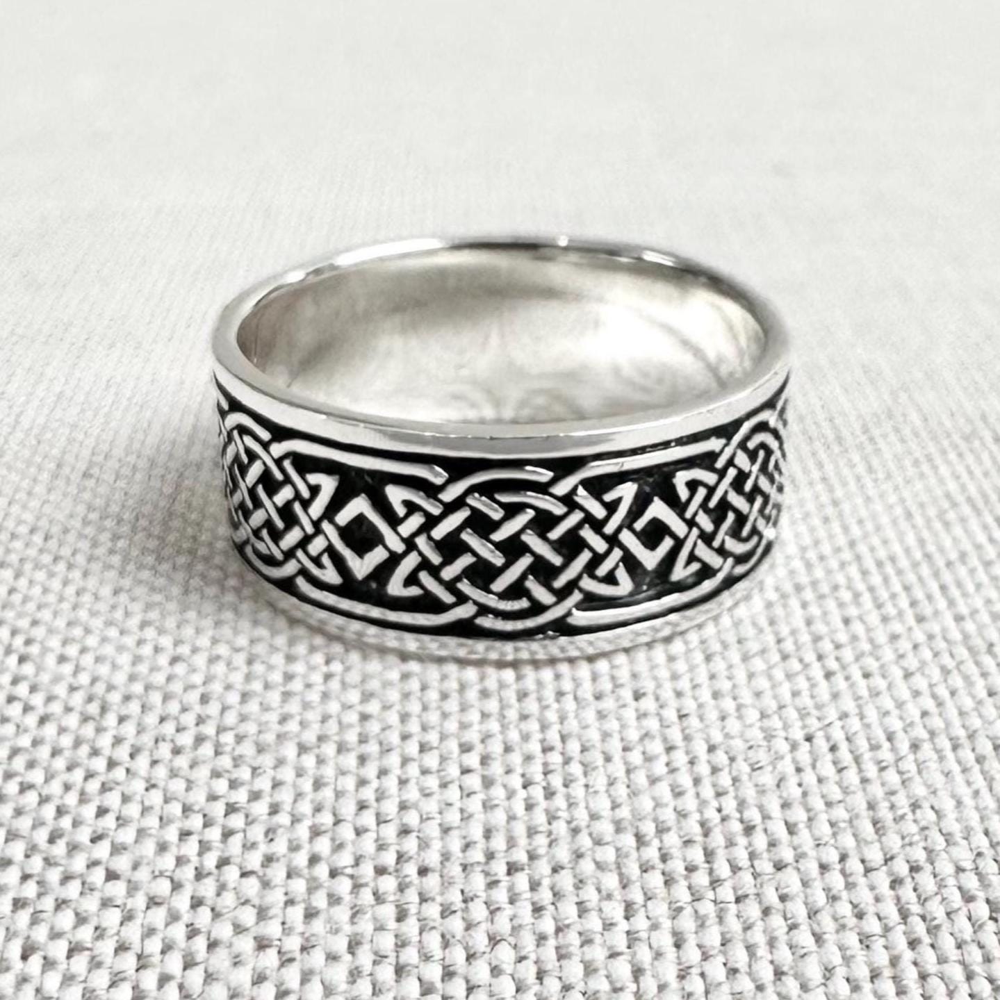 Viking Celtic Infinity Knot Irish Style Ring