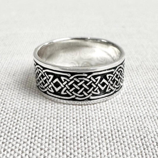 Viking Celtic Infinity Knot Irish Style Ring