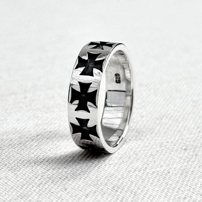 Templar Cross Knight Seal Catholic Crusader Ring