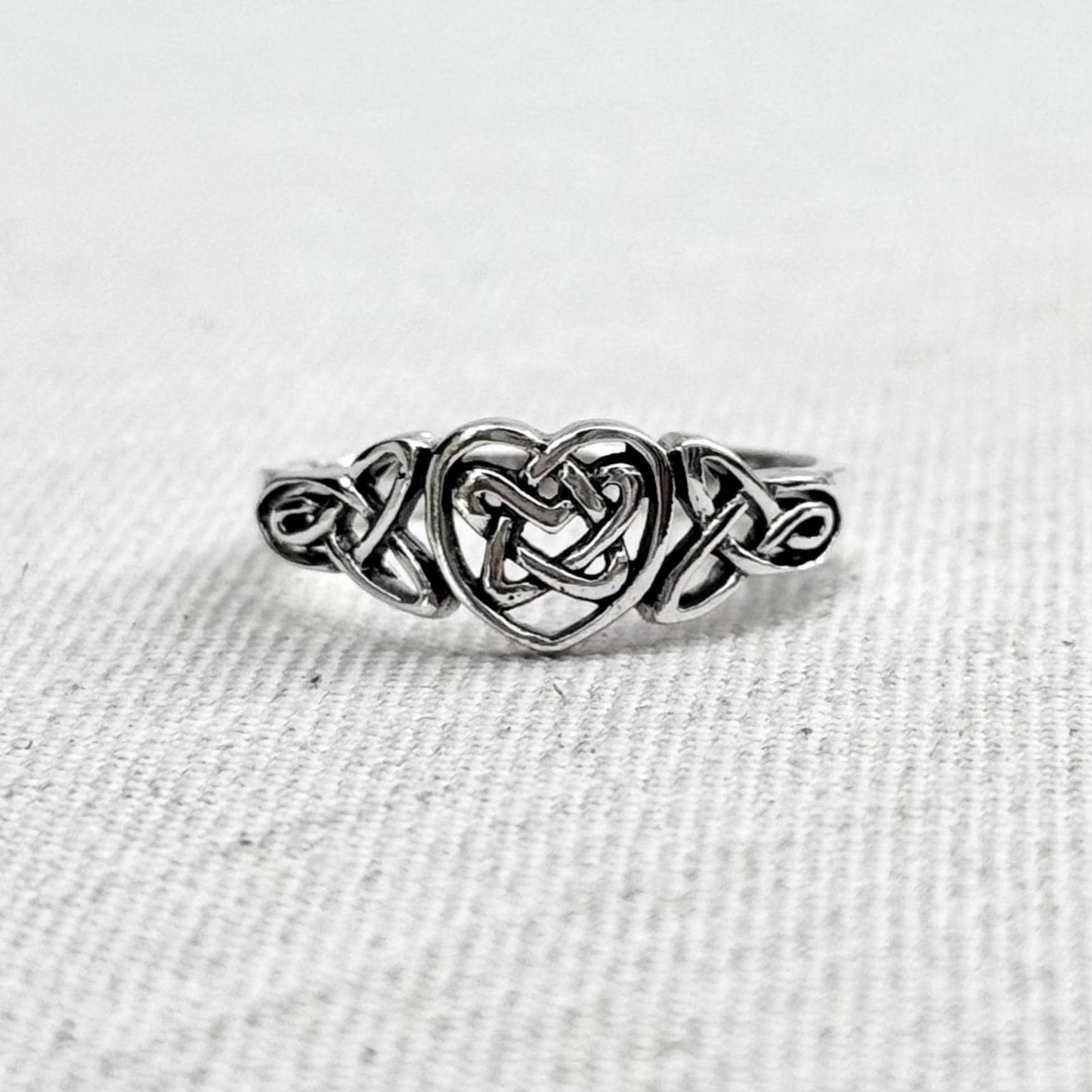 Celtic Knot Eternal Love Infinity Heart Ring