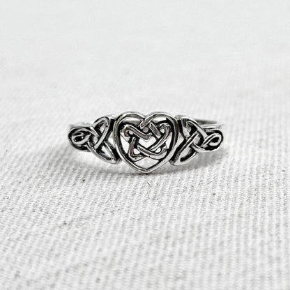 Celtic Knot Eternal Love Infinity Heart Ring