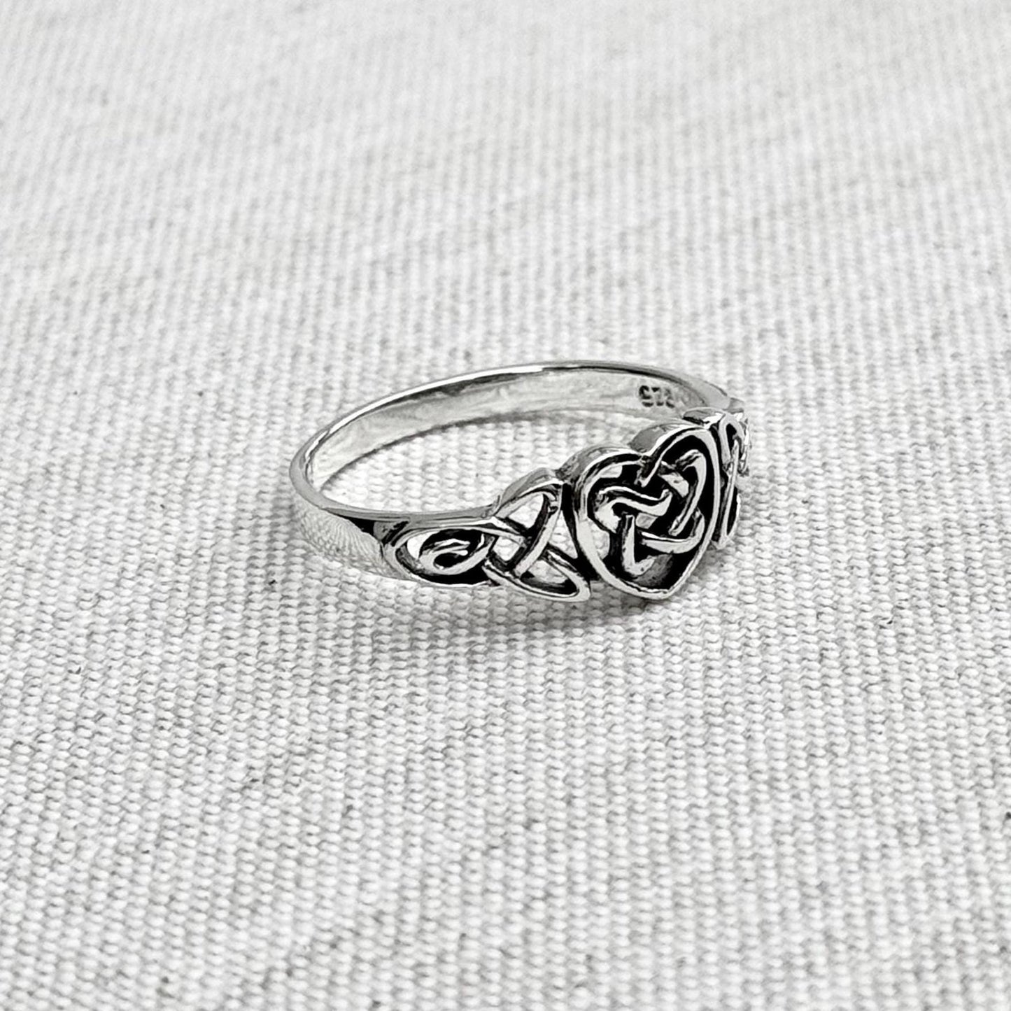Celtic Knot Eternal Love Infinity Heart Ring