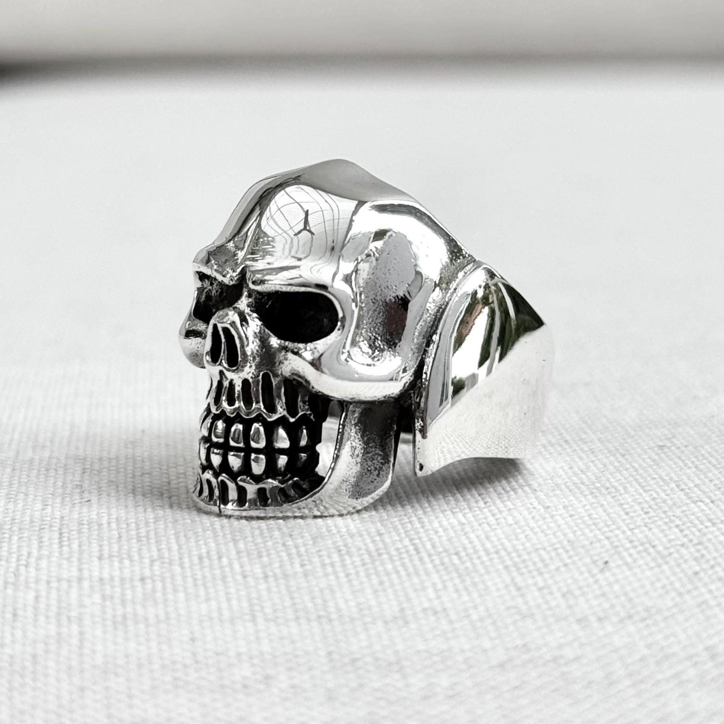 Skull Heavy Gothic Pirate Punk Biker Ring
