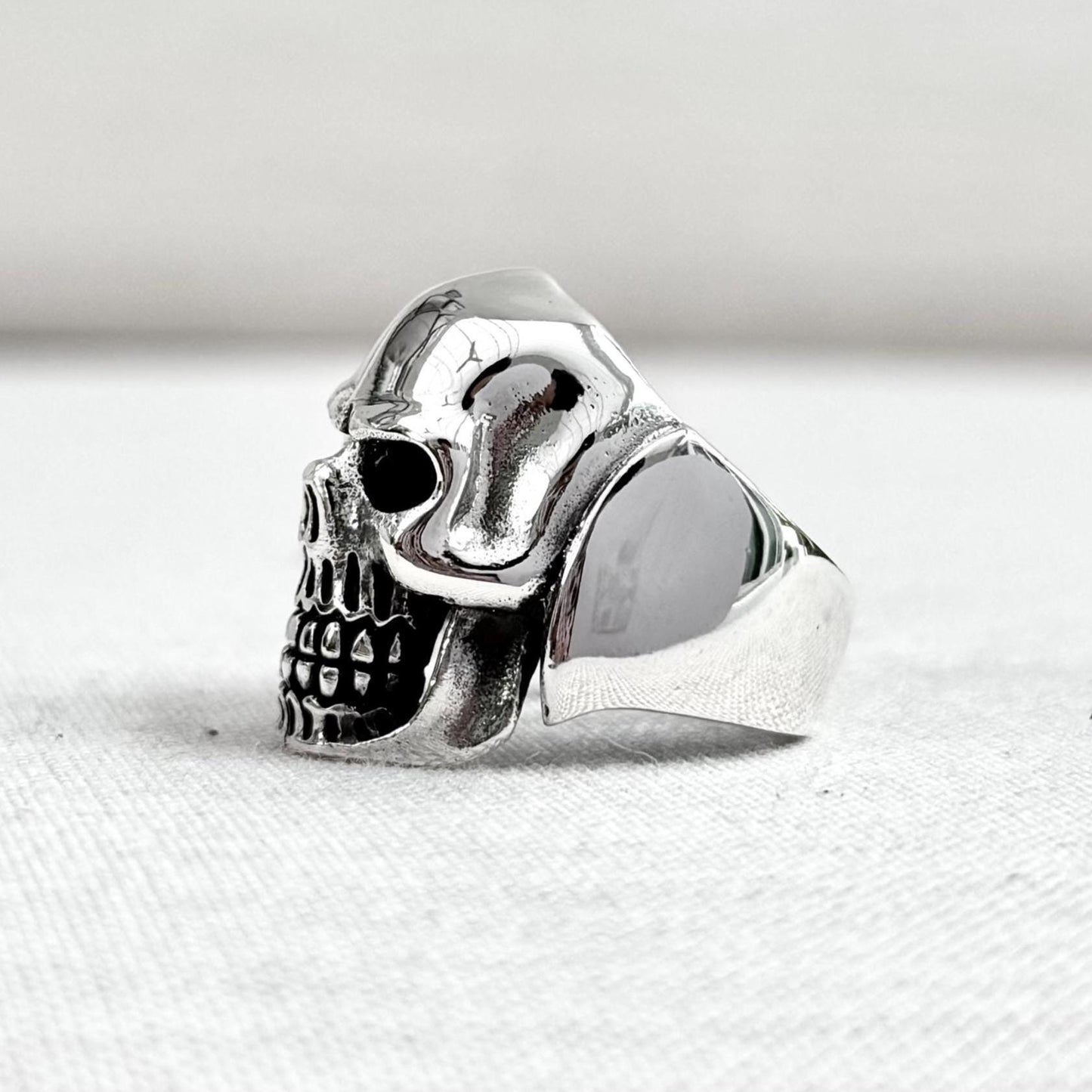 Skull Heavy Gothic Pirate Punk Biker Ring