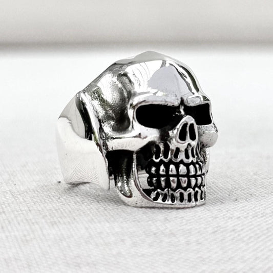 Skull Heavy Gothic Pirate Punk Biker Ring