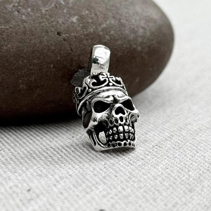 Small Skull Punk Gothic Biker Pendant/Necklace