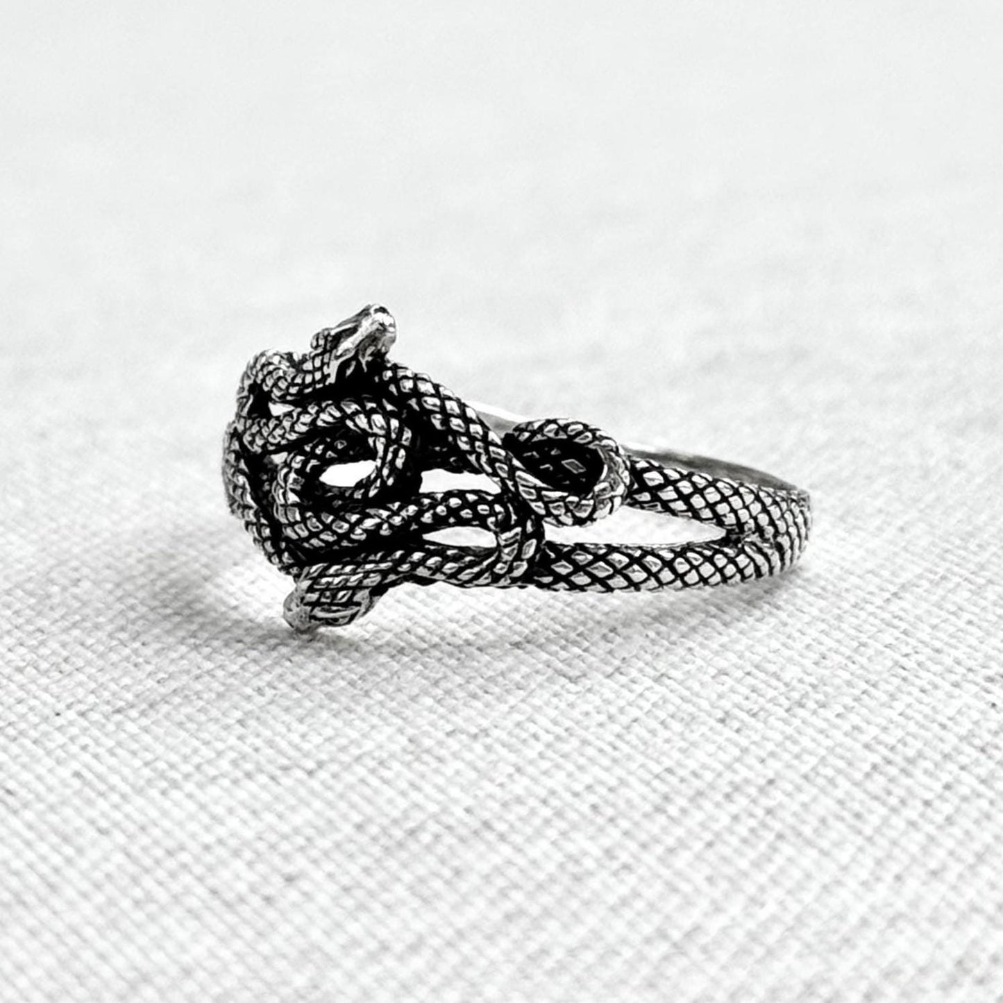 Ouroboros Viking Snake Jörmungandr World Serpent Ring