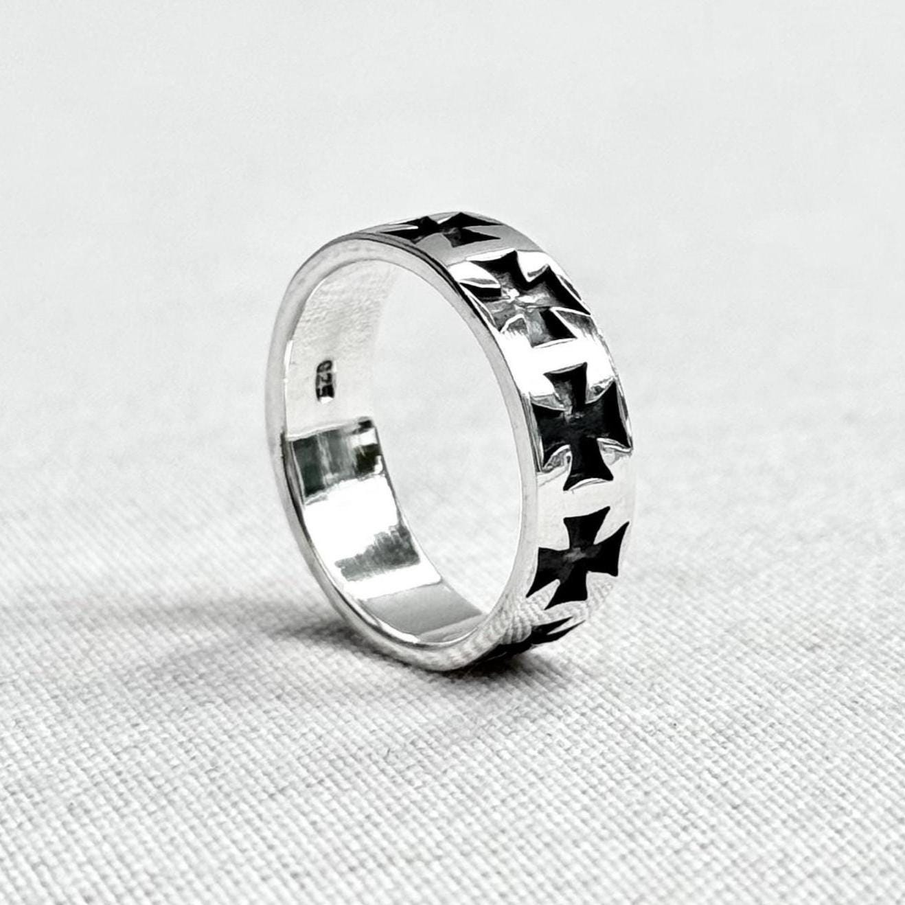 Templar Cross Knight Seal Catholic Crusader Ring