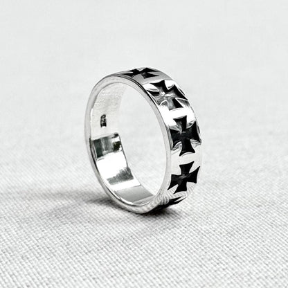 Templar Cross Knight Seal Catholic Crusader Ring