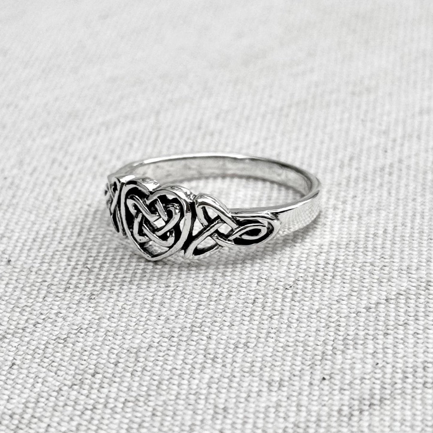 Celtic Knot Eternal Love Infinity Heart Ring