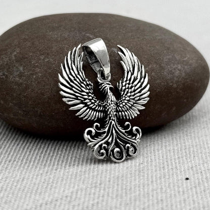 Phoenix Mythical Monster Legendary Immortal Fire Bird Pendant/Necklace