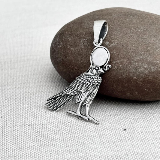 Ra Egyptian Sun God Falcon Pendant/Necklace