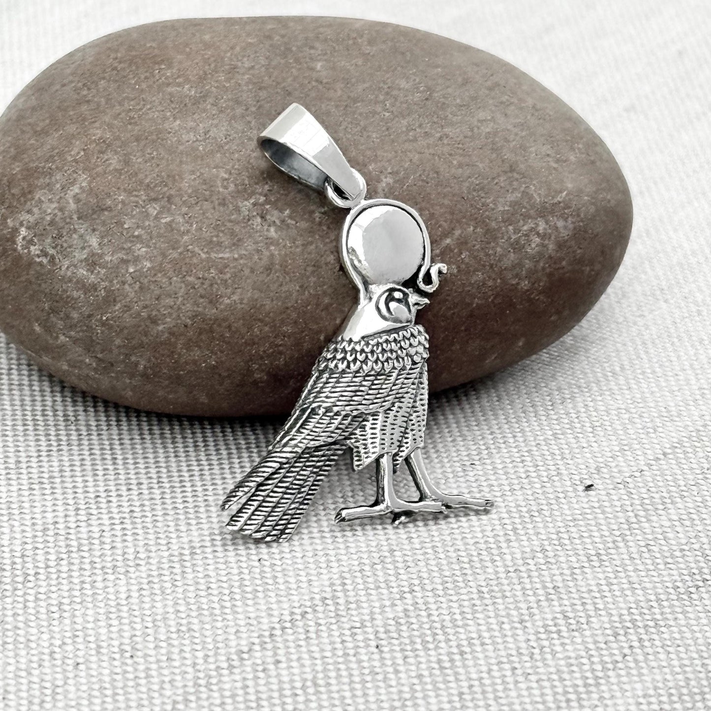 Ra Egyptian Sun God Falcon Pendant/Necklace