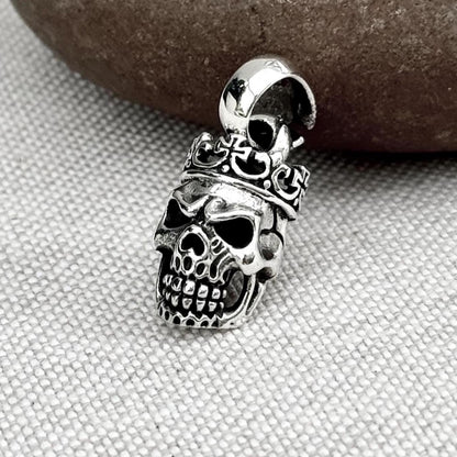 Small Skull Punk Gothic Biker Pendant/Necklace