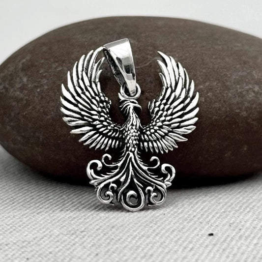 Phoenix Mythical Monster Legendary Immortal Fire Bird Pendant/Necklace