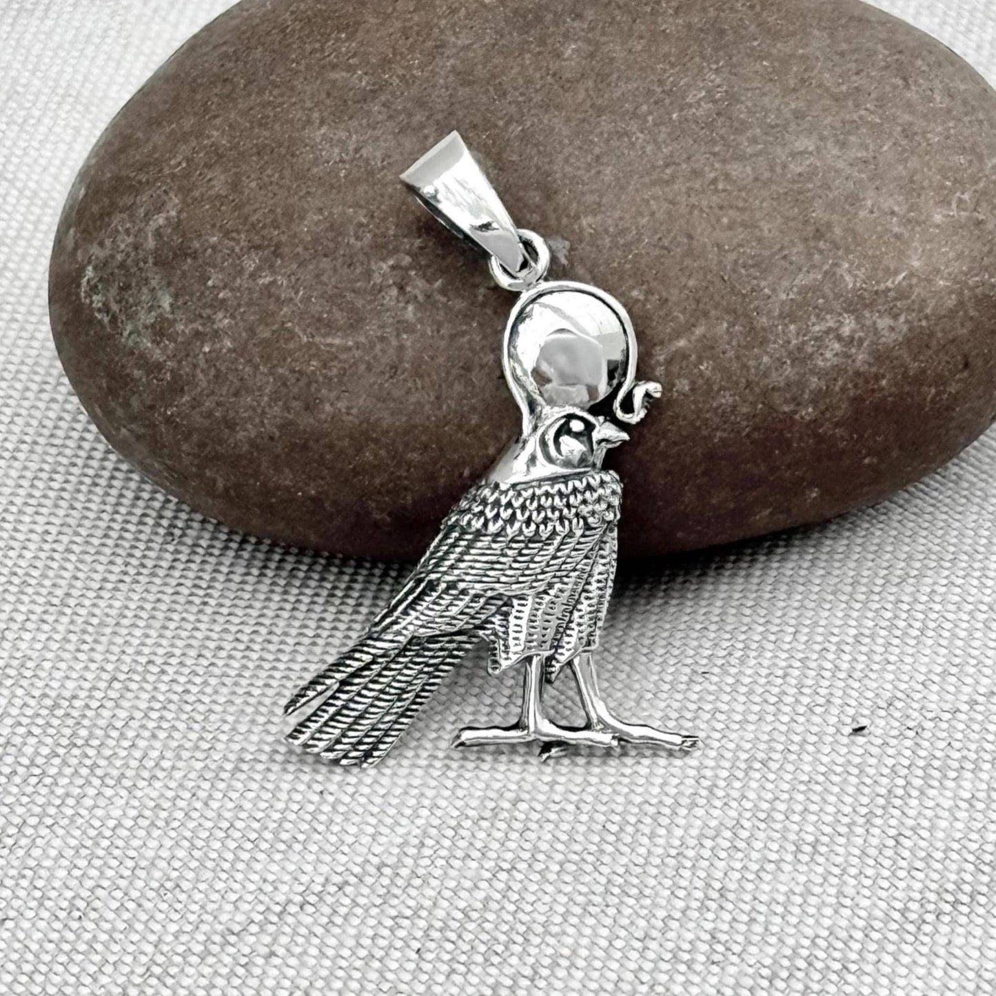 Ra Egyptian Sun God Falcon Pendant/Necklace