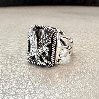 Eagle Falcon Indians Native American Tribe Ring