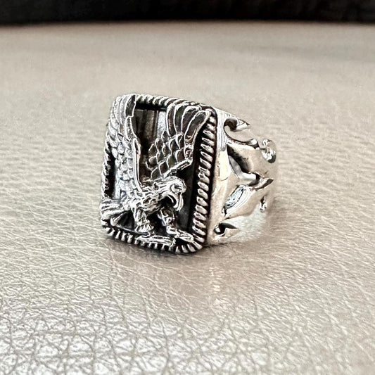Eagle Falcon Indians Native American Tribe Ring