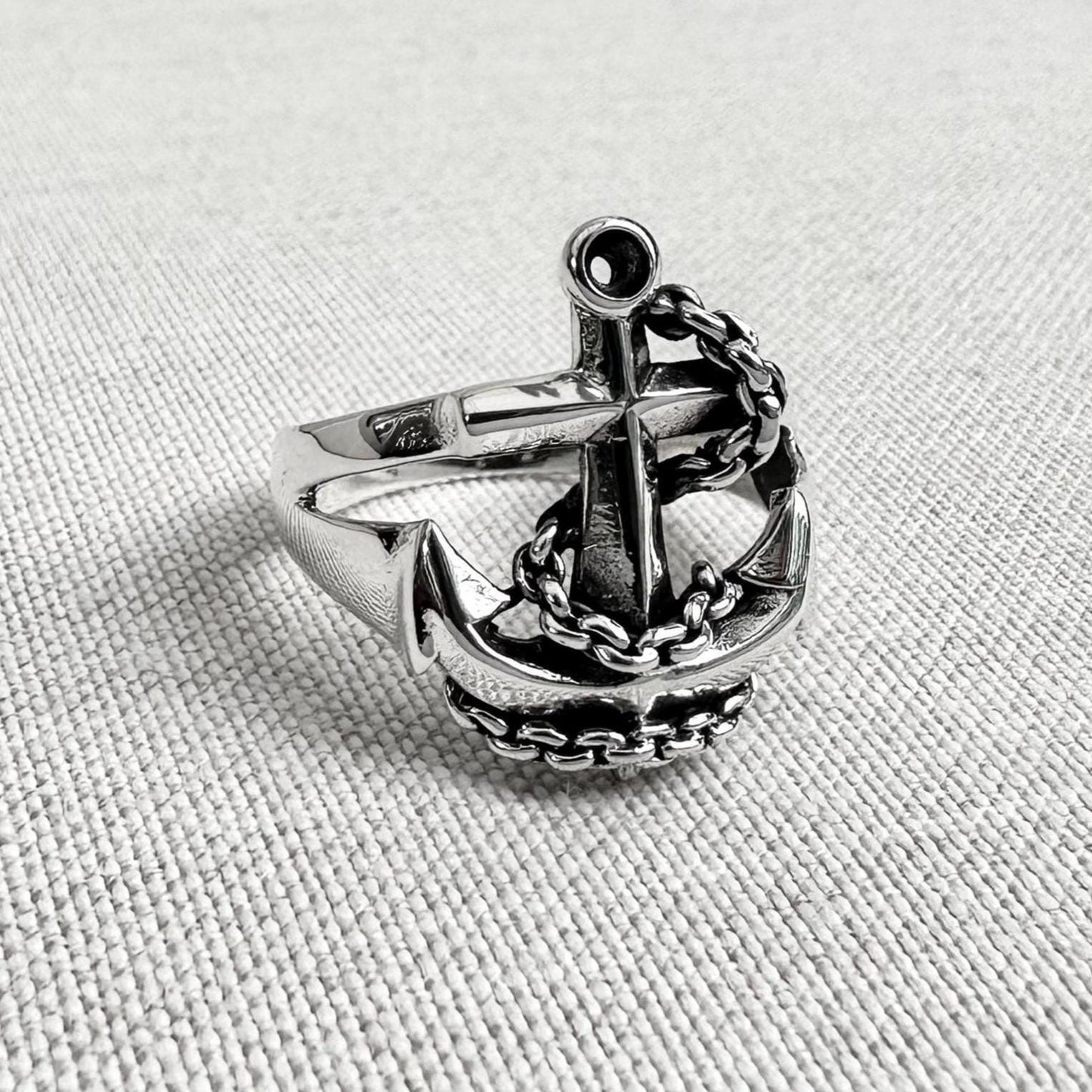 Anchor Pirate Ship Sailor Ring