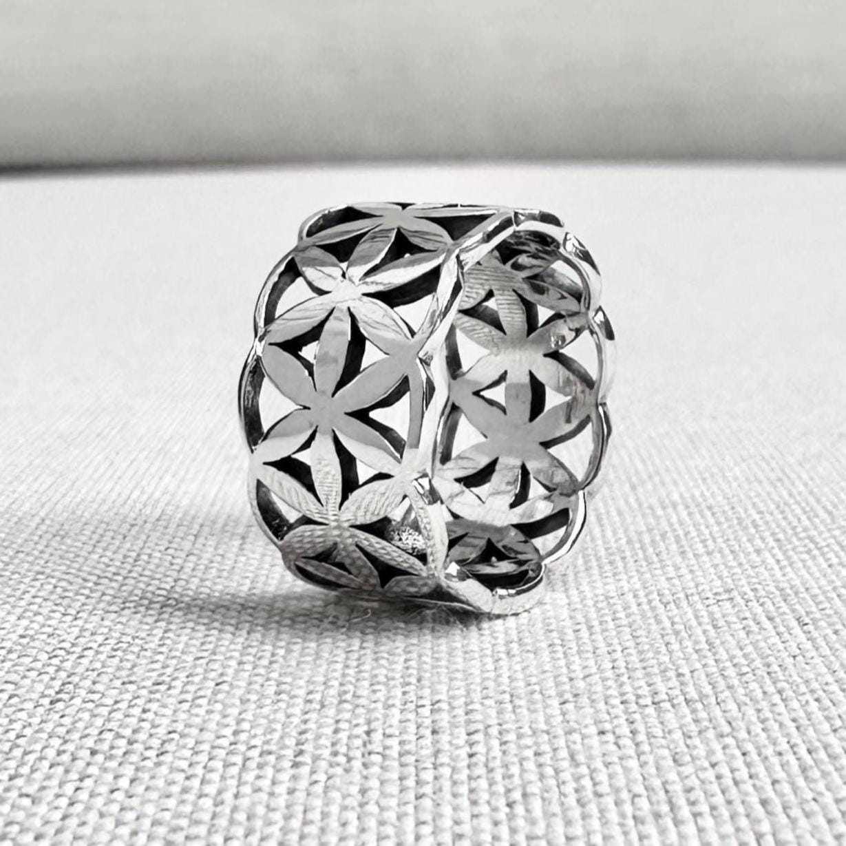 Flower of Life Celtic Sacred Ring