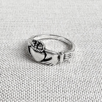 Claddagh Celtic Irish Heritage Heart Ring