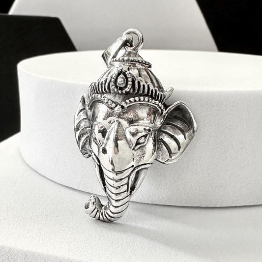 Ganesha Elephant God Ganapati Hindi Deity Pendant/Necklace